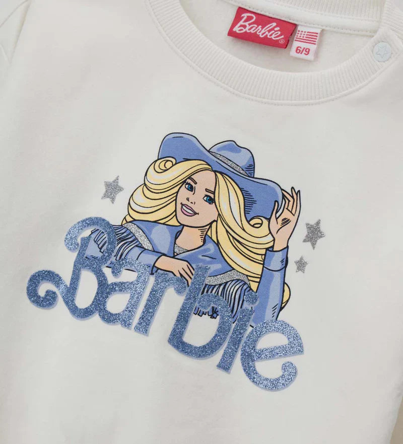 Baby girl's barbie sweatshirt