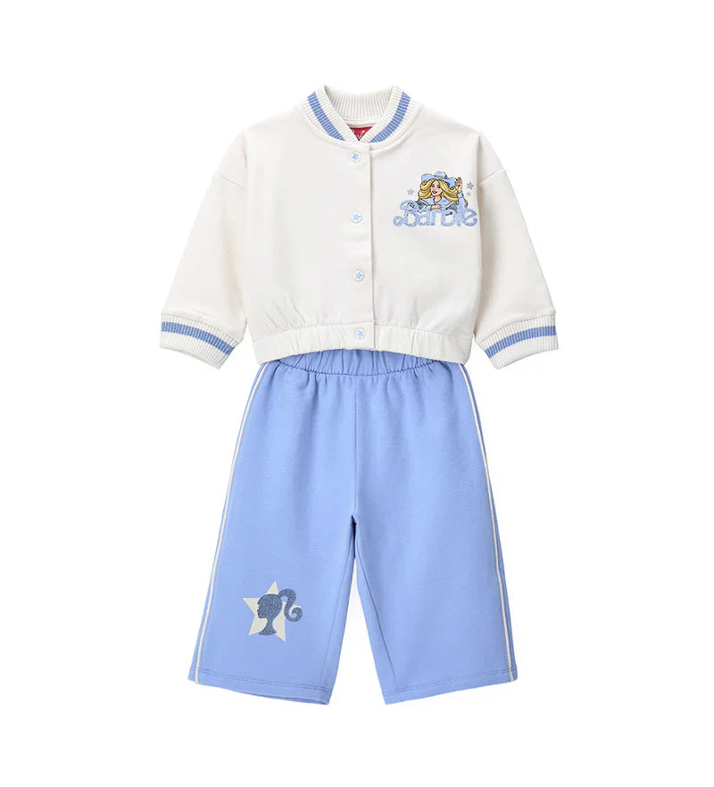 Baby girl's barbie tracksuit