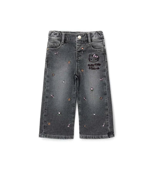 Baby girl's hello kitty jeans