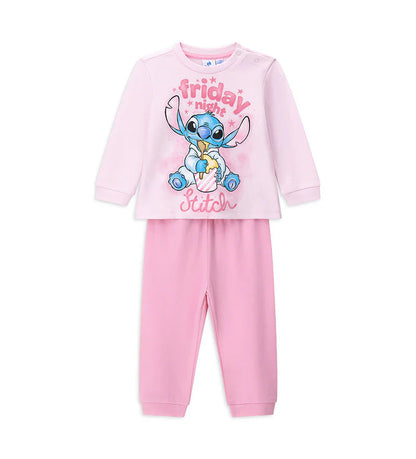 Baby girl's disney stitch pajamas