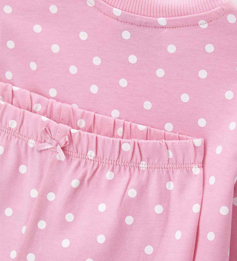 Baby girl's barbie pajamas