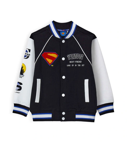 Boy's superman bomber jacket