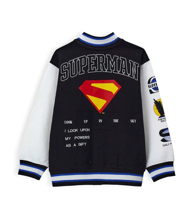 Boy's superman bomber jacket