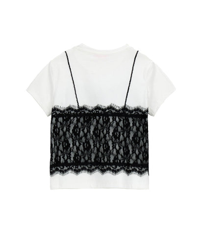 Girl's lace t-shirt