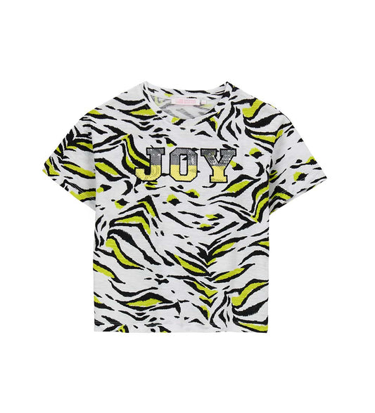 Girl's zebra t-shirt