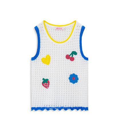Girl's knitted tank top