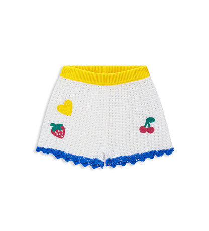 Girl's knitted shorts
