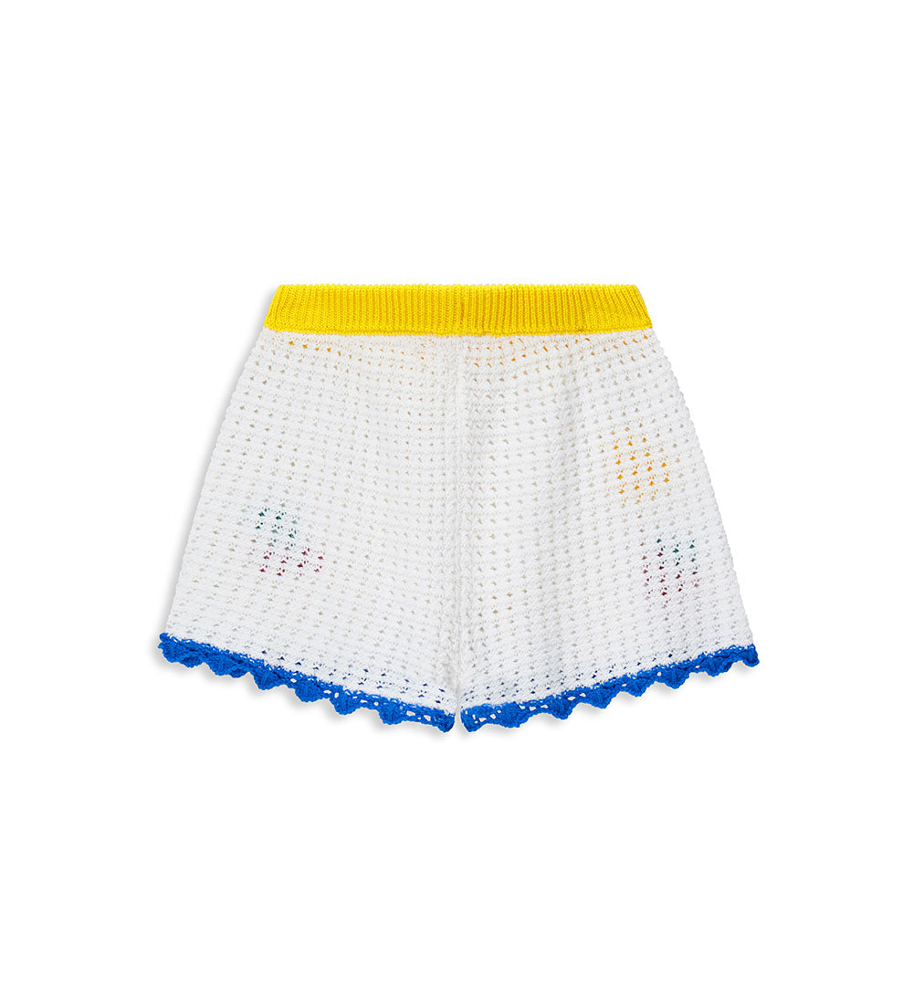 Girl's knitted shorts