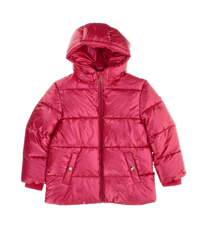 Girl - Quilted Hooded Jacket 9 - 10 Y Pink