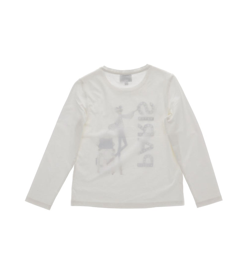Girl - Pearl Detail T-shirt 9 - 10 Y White