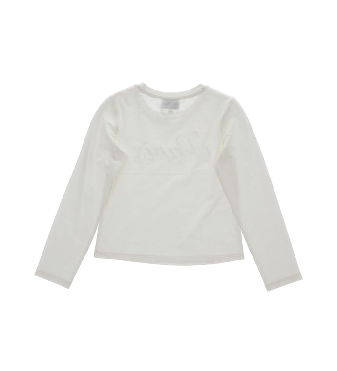 Girl - Pearl Detail T-shirt 9 - 10 Y White