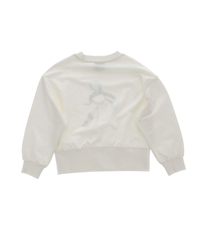 Girl - Pearl Detail Sweatshirt 9 - 10 Y White