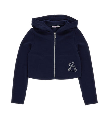 Girl - Teddy Bear Sweatshirt 9 - 10 Y Blue