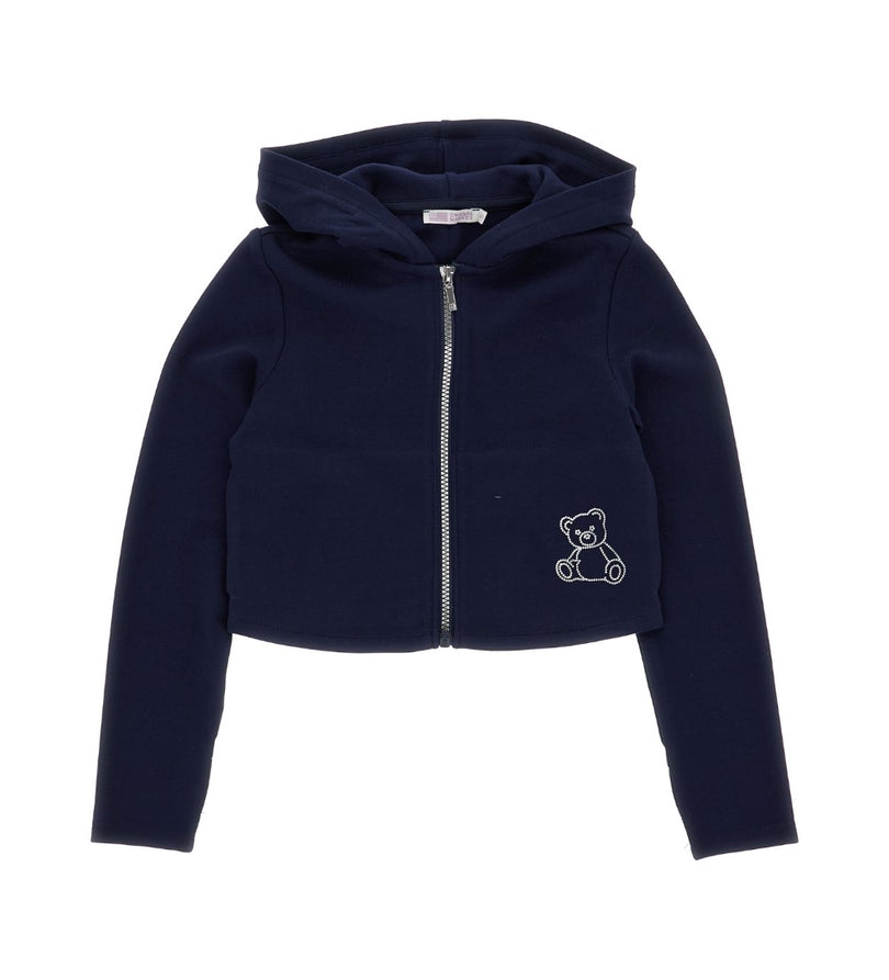 Girl - Teddy Bear Sweatshirt 9 - 10 Y Blue