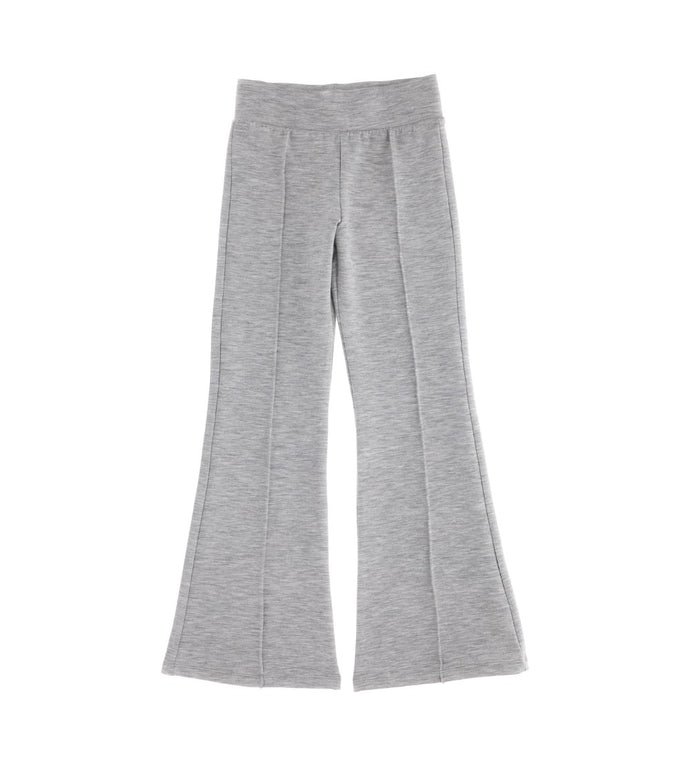 Girl - Bell-bottom Leggings 9 - 10 Y Grey