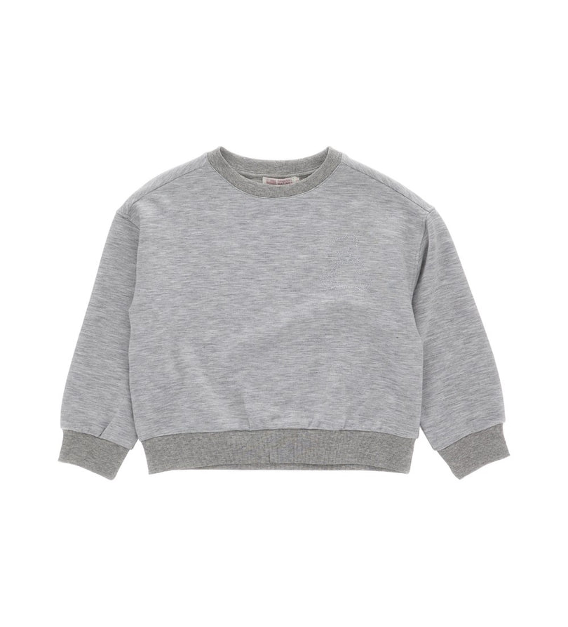 Girl - Teddy Bear Sweatshirt 9 - 10 Y Grey