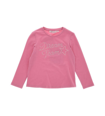 Girl - Pearl Detail T-shirt 9 - 10 Y Pink