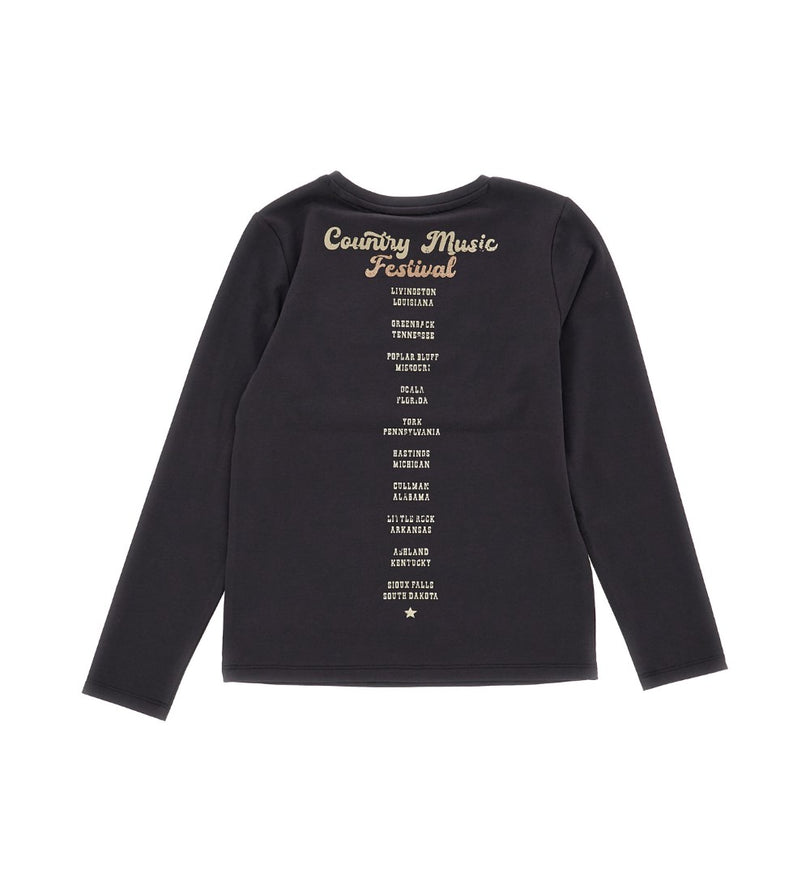 Girl - Glitter T-shirt 9 - 10 Y Blue
