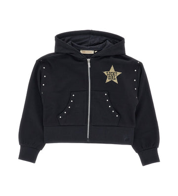 Girl - Studded Sweatshirt 9 - 10 Y Blue