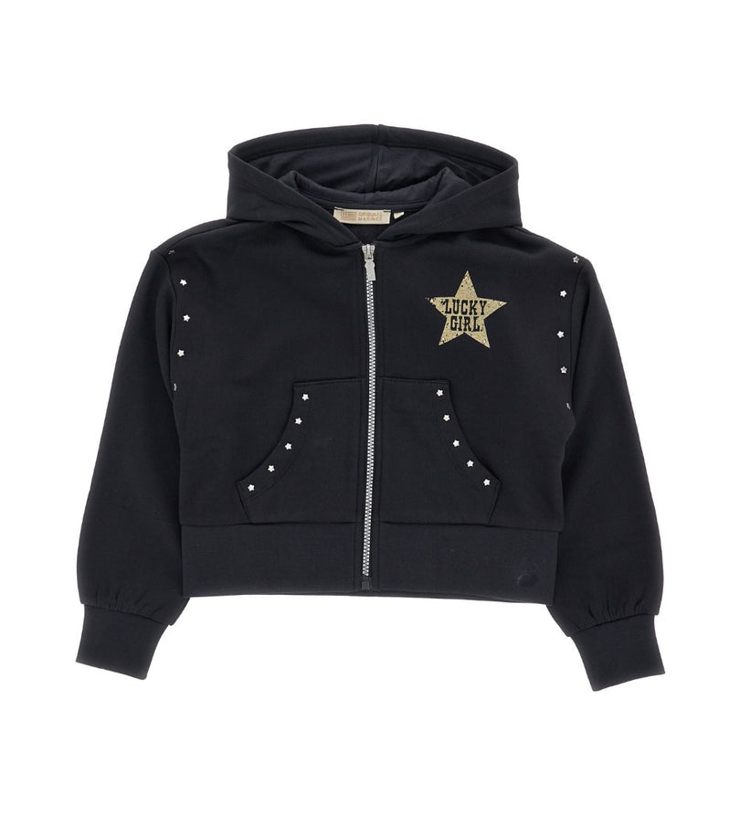 Girl - Studded Sweatshirt 9 - 10 Y Blue