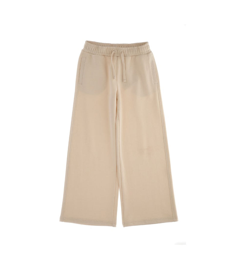 Girl - Wide Leg Jogger 9 - 10 Y Beige