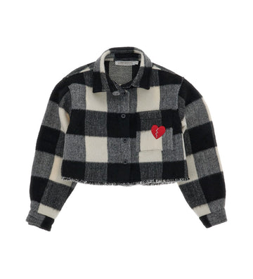 Girl - Flannel Shirt 9 - 10 Y White