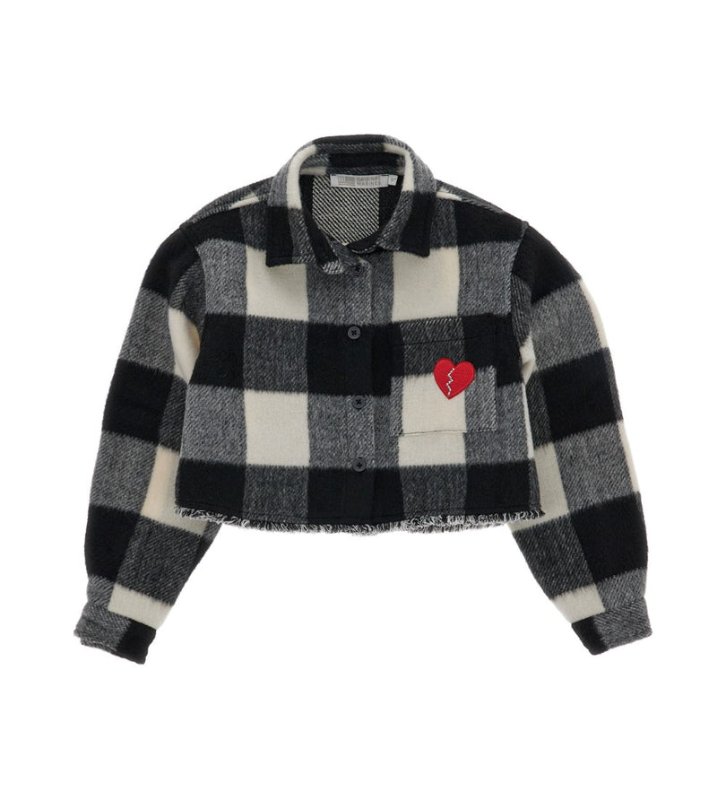 Girl - Flannel Shirt 9 - 10 Y White