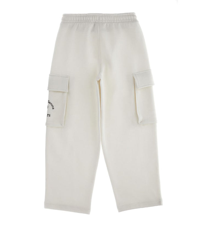 Girl - Joggers with Pockets 9 - 10 Y White