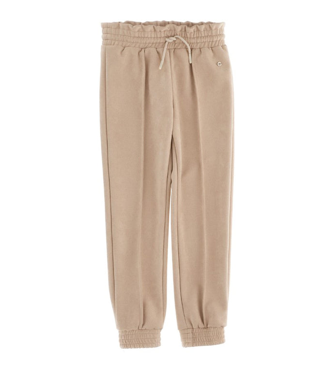 Girl - Suede Joggers 9 - 10 Y Beige
