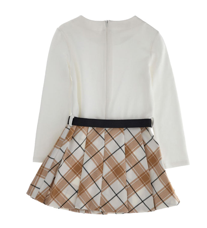 Girl - Tartan Dress 9 - 10 Y Grey