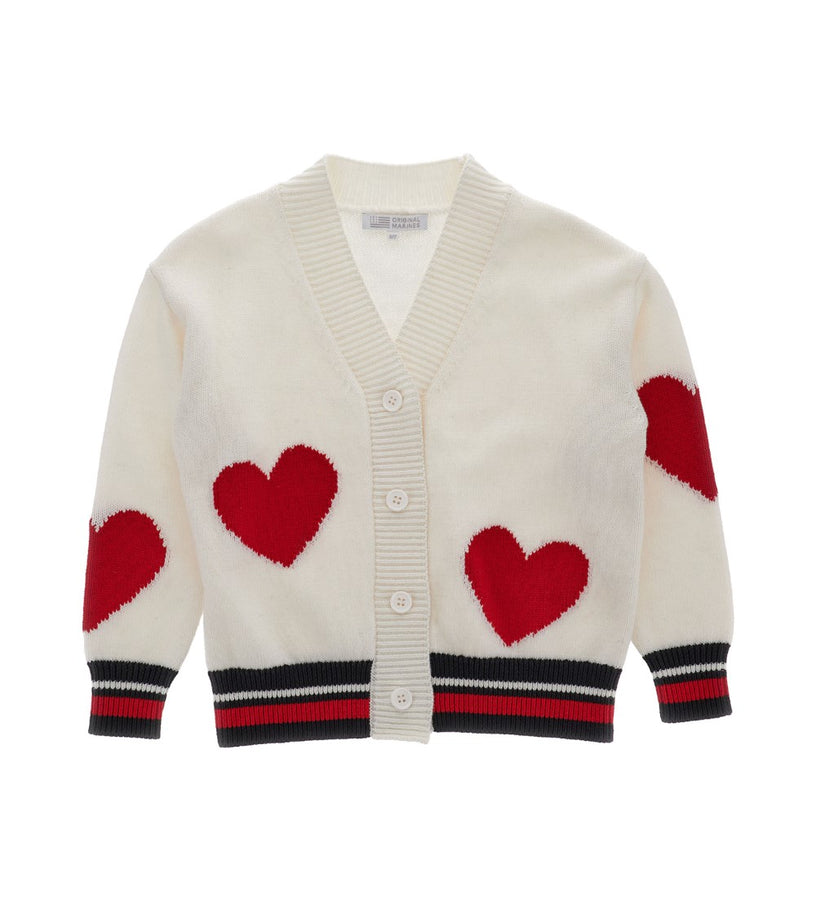 Girl - Jacquard Cardigan 9 - 10 Y White