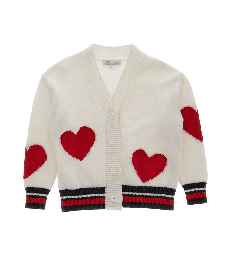 Girl - Jacquard Cardigan 9 - 10 Y White