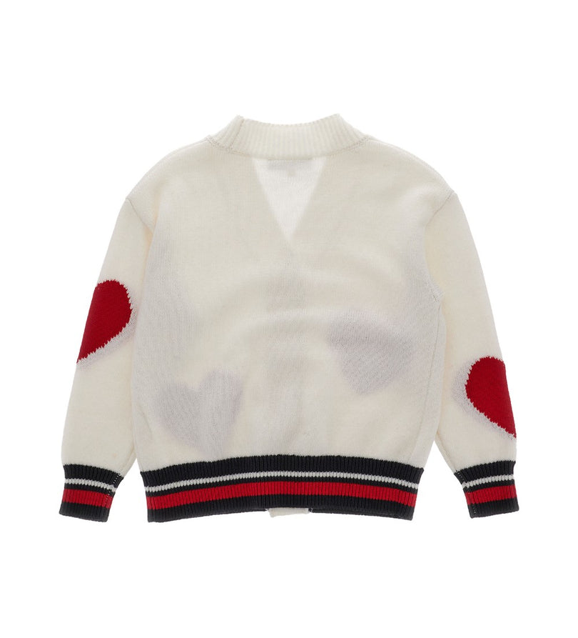Girl - Jacquard Cardigan 9 - 10 Y White