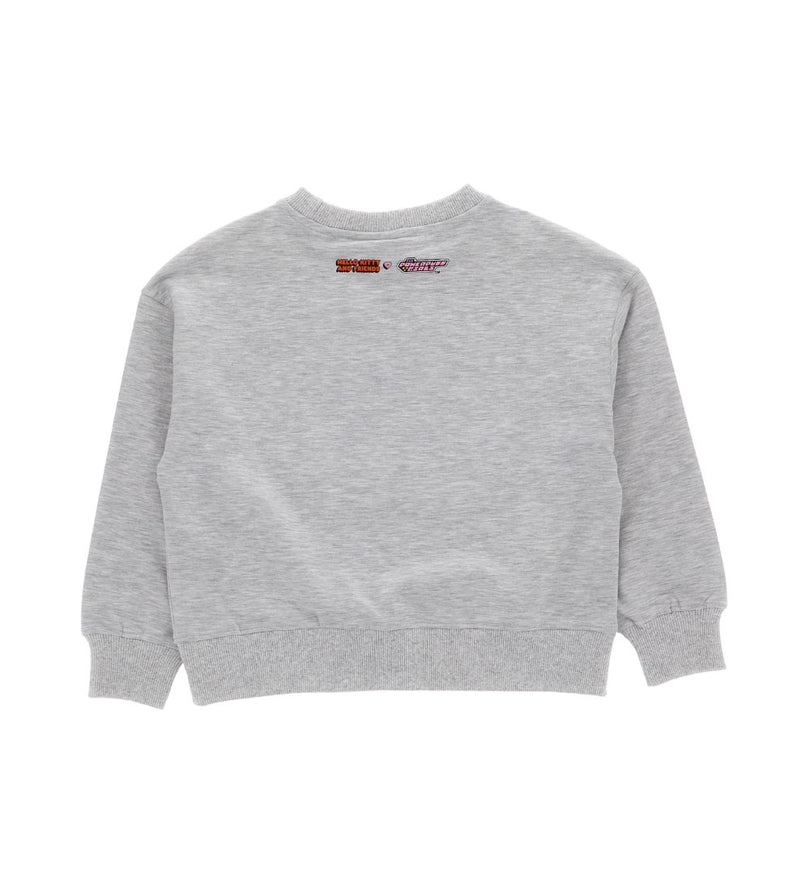 Girl - Puff Print Sweatshirt 9 - 10 Y Grey