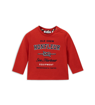 Boy - Long-sleeved T-shirt 9 - 12 M Red