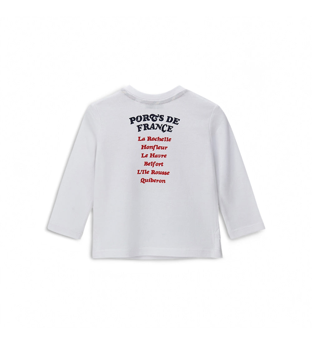 Boy - Printed T-shirt 9 - 12 M White