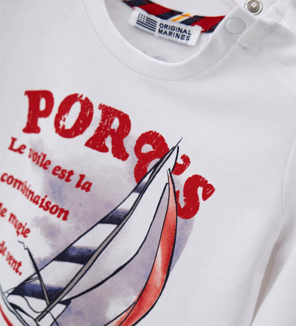 Boy - Printed T-shirt 9 - 12 M White