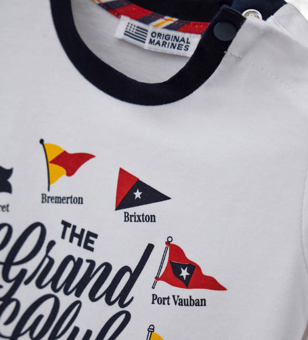 Boy - Long-sleeved T-shirt 9 - 12 M White