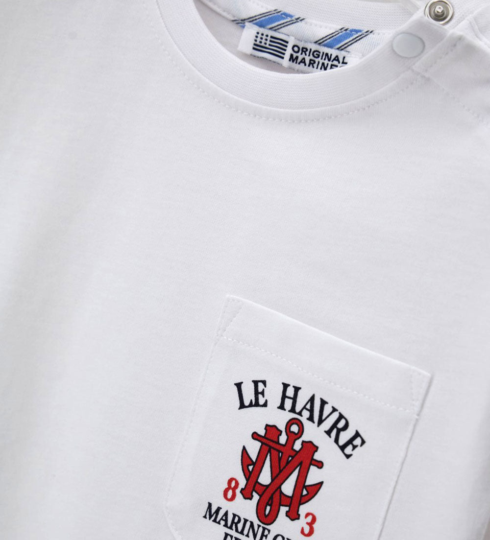 Boy - Long-sleeved T-shirt 9 - 12 M White