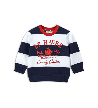 Boy - Cotton sweatshirt 9 - 12 M Blue