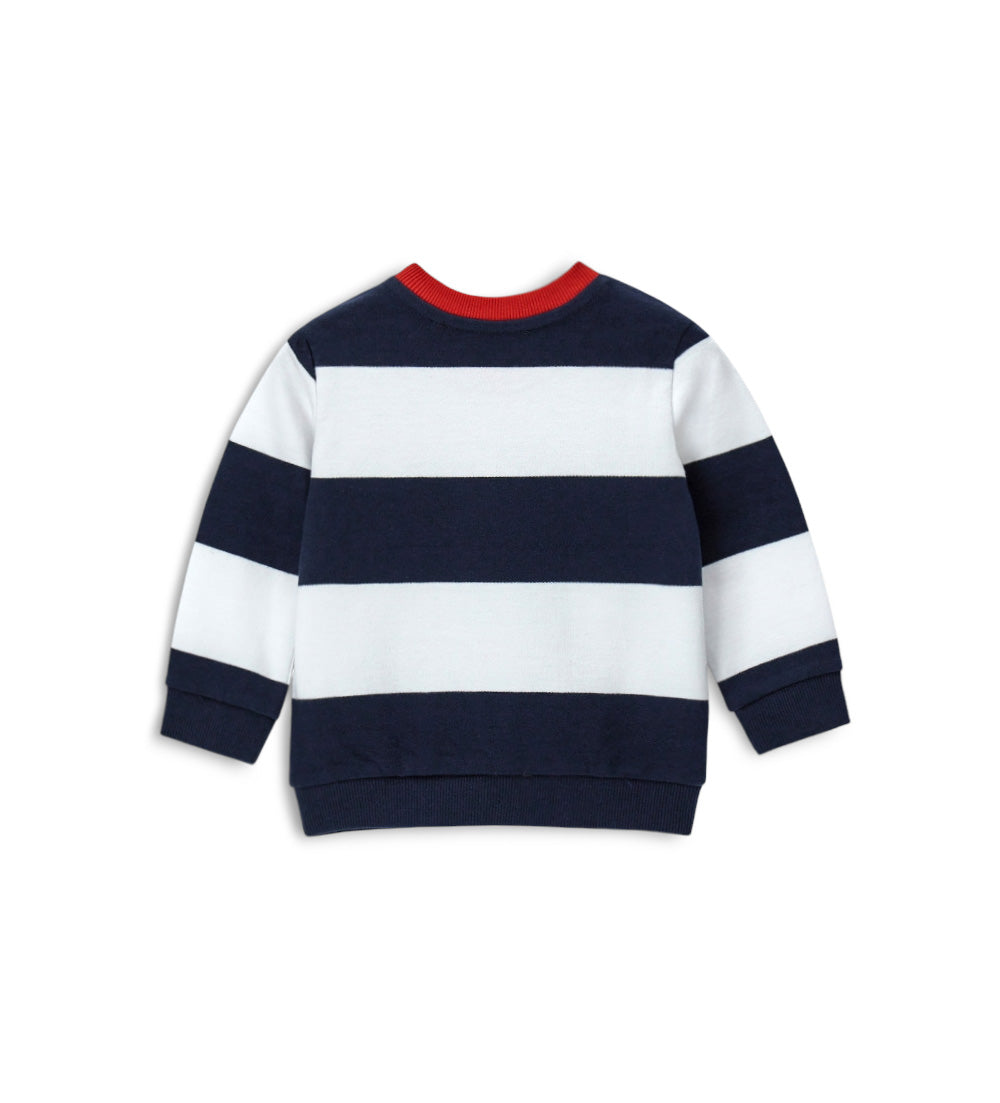 Boy - Cotton sweatshirt 9 - 12 M Blue