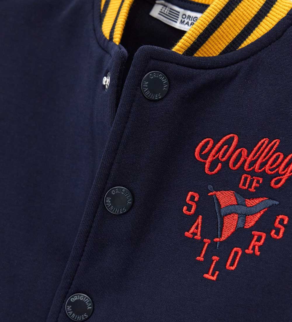 Boy - fleece bomber jacket 9 - 12 M Blue