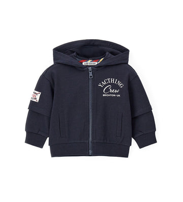 Boy - Hoodie 9 - 12 M Blue