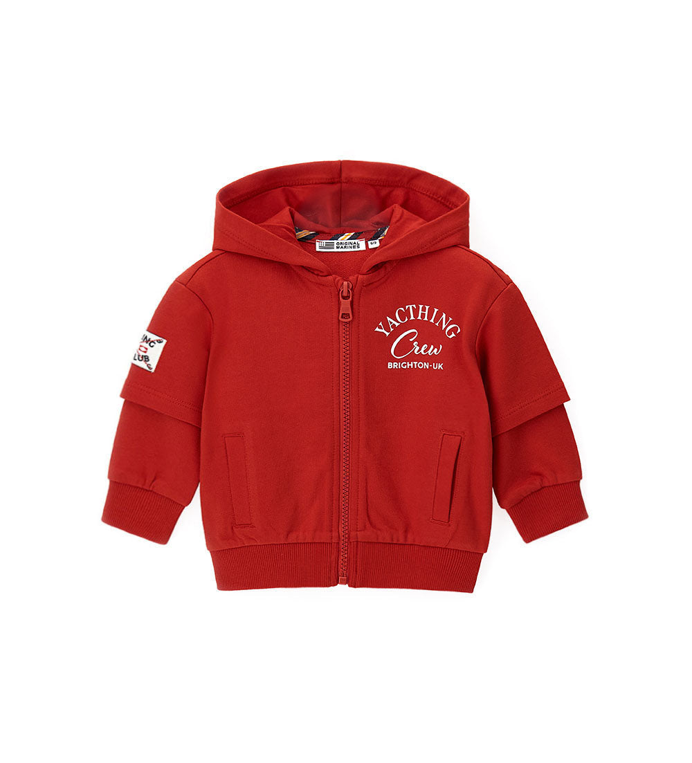 Boy - Hoodie 9 - 12 M Blue