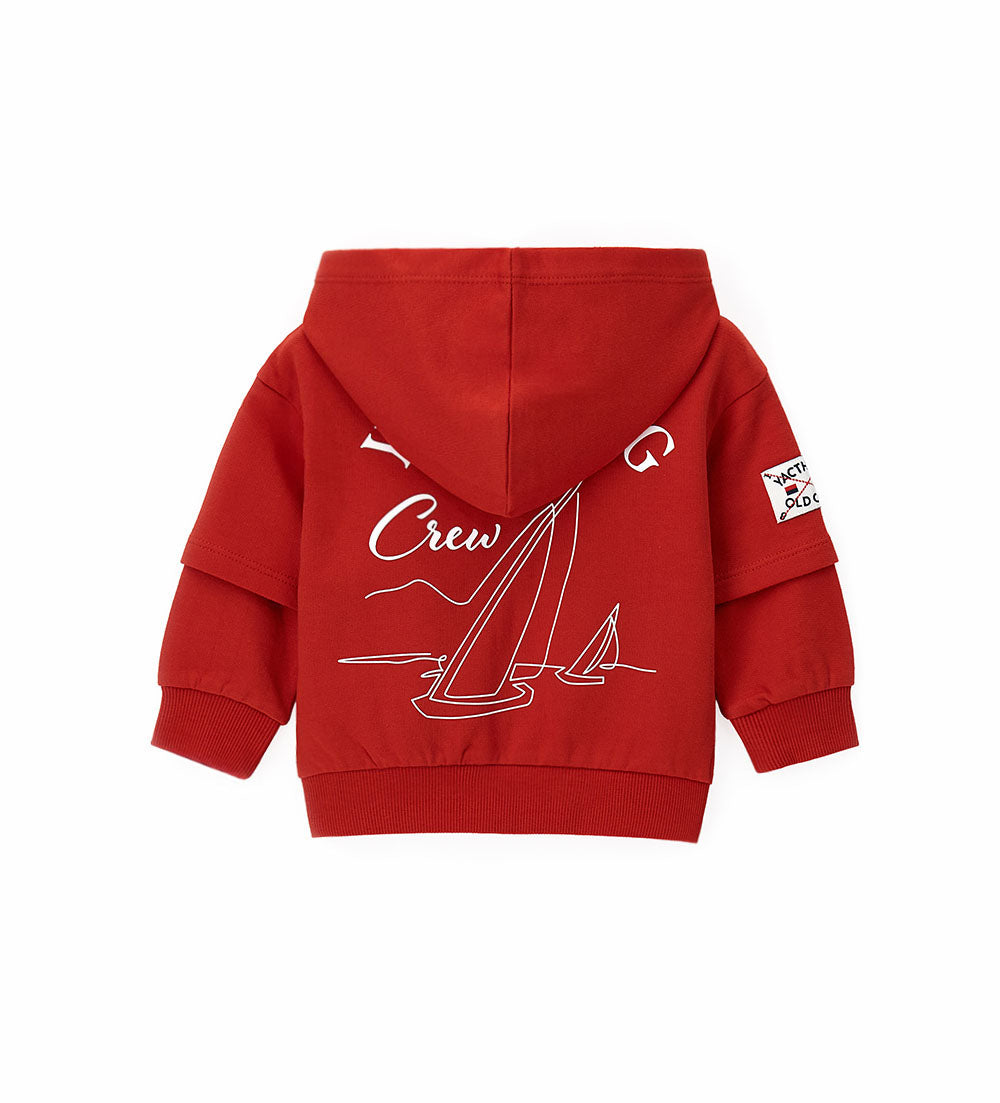Boy - Hoodie 9 - 12 M Blue