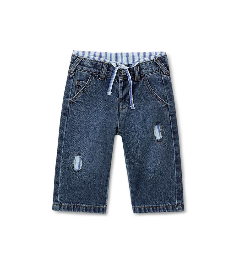 Boy - Jeans with pockets 9 - 12 M Denim