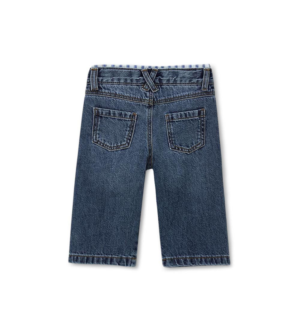 Boy - Jeans with pockets 9 - 12 M Denim