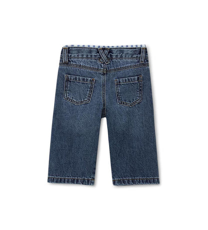 Boy - Jeans with pockets 9 - 12 M Denim