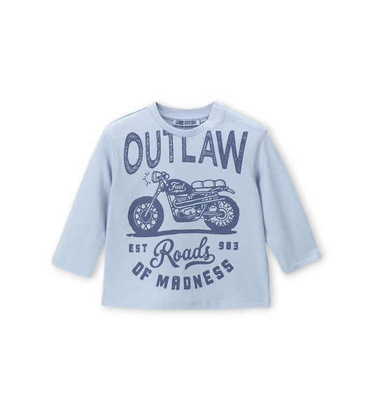 Boy - Long-sleeved T-shirt Sky Blue 9 - 12 M