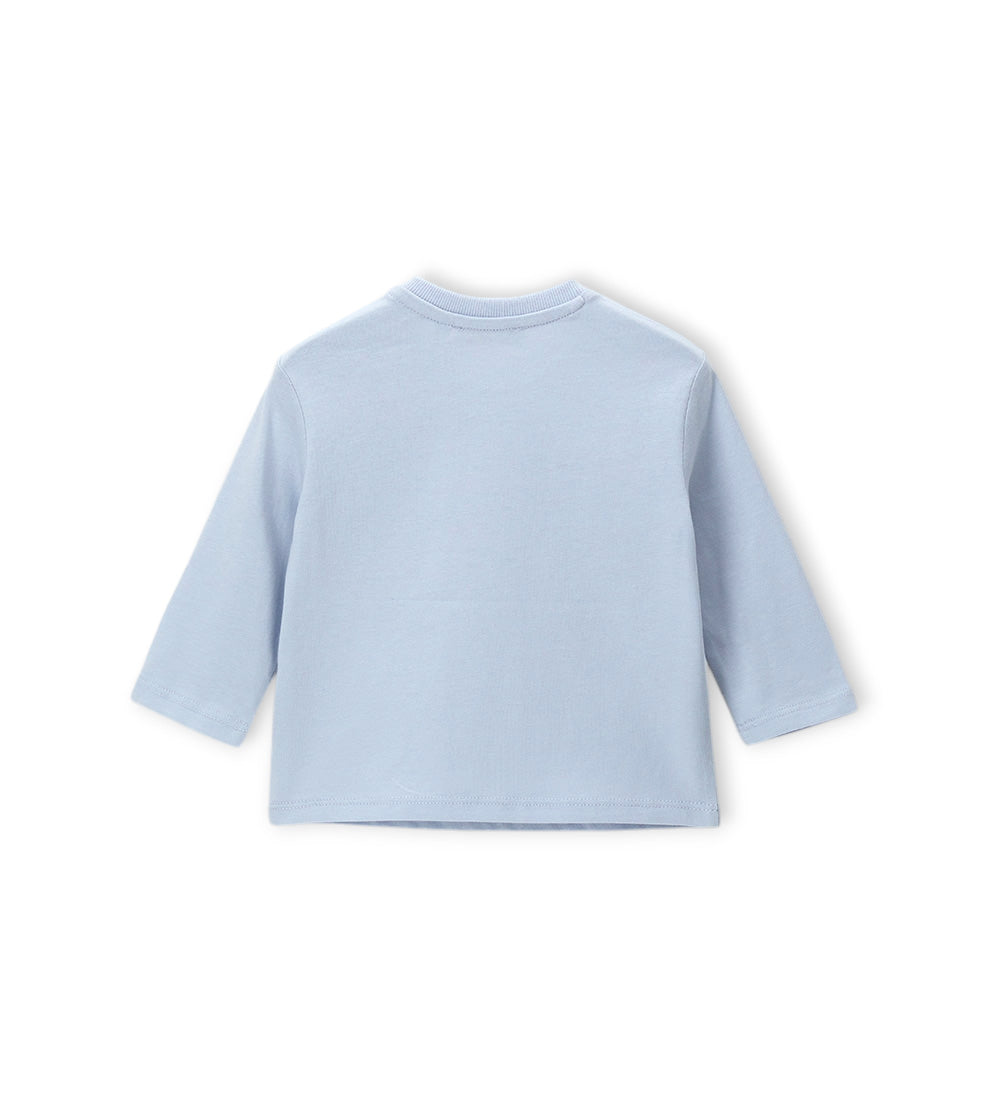 Boy - Long-sleeved T-shirt Sky Blue 9 - 12 M